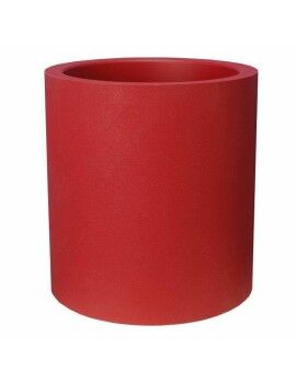 Vaso Riviera Ø 40 cm Vermelho Plástico Reciclado Redondo