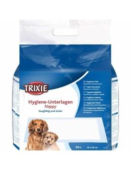 Resguardos absorventes Trixie Puppy Nappy 40 x 60 cm Branco 50 Unidades