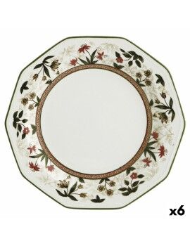 Prato de Jantar Queen´s By Churchill Assam Floral Cerâmica servies Ø 27 cm (6 Unidades)