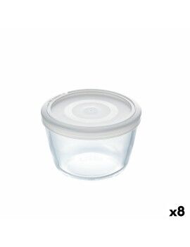 Fiambrera Redonda con Tapa Pyrex Cook&freeze 600 ml 12 x 12 x 9 cm Transparente Vidrio Silicona...