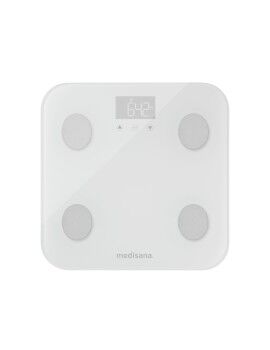 Báscula Digital de Baño Medisana BS 600 connect Blanco Acero Inoxidable