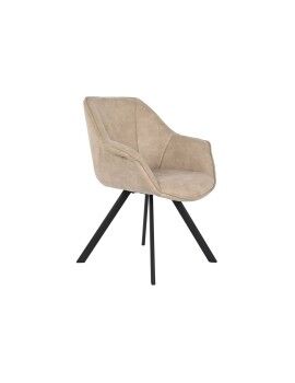 Cadeira DKD Home Decor Preto Bege 64 x 67 x 85 cm