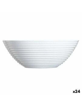 Bol Luminarc Harena Blanco Vidrio 16 cm Multiusos (24 Unidades)