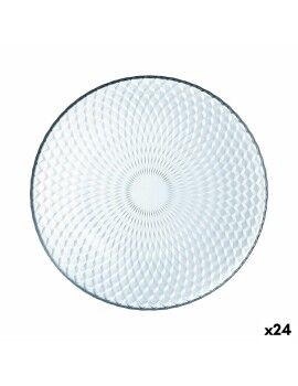 Plato de Postre Luminarc Pampille Clear Transparente Vidrio (19 cm) (24 Unidades)