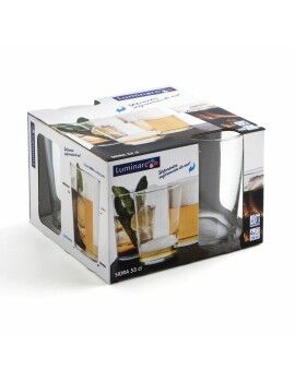 Set de Vasos Luminarc Sidra Transparente Vidrio (530 ml) (4 Unidades)