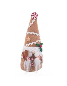 Adorno Navideño Beige Multicolor Arena Tejido Niña 8 x 6 x 19,5 cm