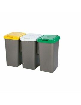 Caixote de Lixo para Reciclagem Tontarelli 8105744A28E (3 Unidades)