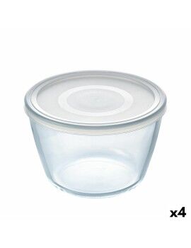 Fiambrera Redonda con Tapa Pyrex Cook & Freeze 1,6 L 17 x 17 x 12 cm Transparente Silicona Vidrio...