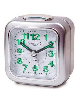 Relógio-despertador analógico Timemark Prateado (7.5 x 8 x 4.5 cm)
