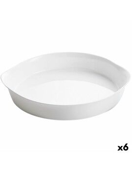 Molde para Tartas Luminarc Smart Cuisine Blanco Vidrio Redondo Ø 28 cm 6 Unidades