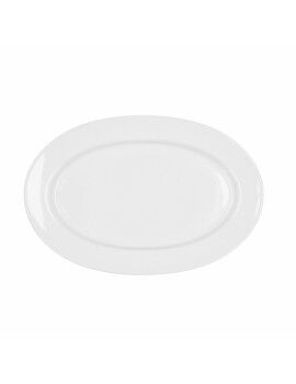 Fuente de Cocina Bidasoa Glacial Cerámica Blanco (32 x 22 cm) (Pack 3x)