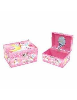 Caja-Joyero Roymart Dance of the sugar plum fairy Rosa 15 x 10,5 x 8,5 cm Unicornio