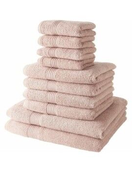 Jogo de toalhas TODAY Rosa Claro 10 Peças