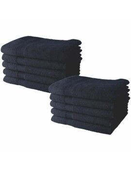 Jogo de toalhas TODAY Azul Marinho 10 Unidades 50 x 90 cm