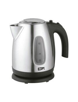 Chaleira EDM 07656 Kettle Preto Aço inoxidável 2200 W 1,7 L