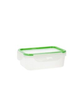 Fiambrera Quid Greenery 1 L Transparente Plástico 13 x 18 x 6,8 cm - 1 L (4 Unidades) (Pack 4x)