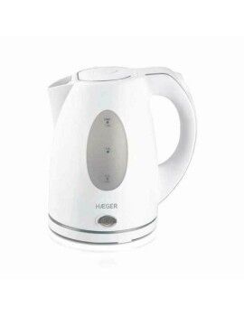 Hervidor Haeger EK-15W.026A Acero Inoxidable Blanco 2200 W 1,5 L