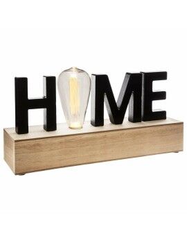 Figura Decorativa Atmosphera 'Home' Luz LED (34 x 16 x 8 cm)