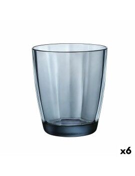 Vaso Bormioli Rocco Pulsar Azul Vidrio 390 ml (6 Unidades)