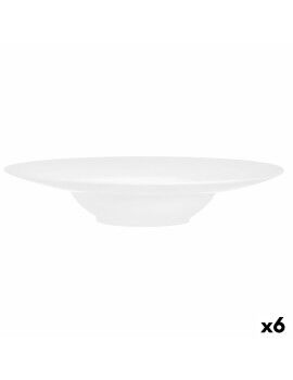 Plato Hondo Arcoroc Evolutions Blanco Vidrio Ø 29 cm (6 Unidades)