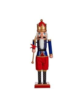 Figura Decorativa Rojo Azul Cascanueces 18,5 x 81,5 x 16,5 cm Plástico