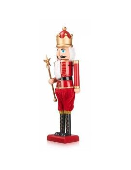 Figura Decorativa Cascanueces Rojo Música Movimiento Extensible Plástico