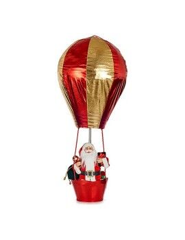 Figura Decorativa Globo Papá Noel 64 x 150 x 64 cm Rojo Dorado Plástico