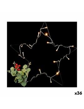 Estrela de Natal Leve LED Vermelho Preto Verde (36 Unidades)