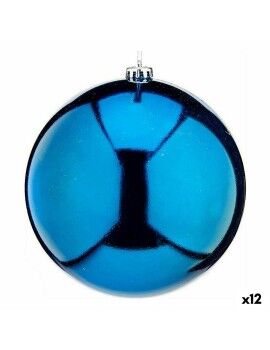 Bola de Natal Azul Plástico 20 x 20 x 20 cm (12 Unidades)