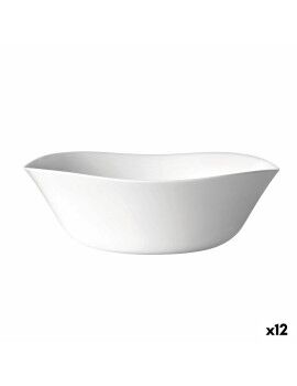 Ensaladera Bormioli Rocco Parma Blanco Vidrio (24 cm) (12 Unidades)