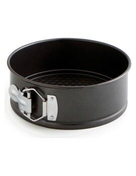 Molde Desmontable Quid Sweet Grey Negro Metal Ø 17 cm