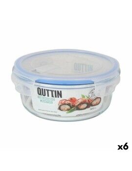 Lancheira Hermética Quttin Redonda 900 ml (6 Unidades)