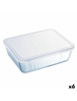 Fiambrera Rectangular con Tapa Pyrex Cook & Freeze 19 x 14 x 5 cm 800 ml Transparente Silicona...