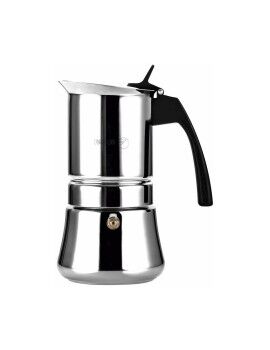 Cafetera Italiana Fagor Acero Inoxidable 18/10 10 Tazas Negro