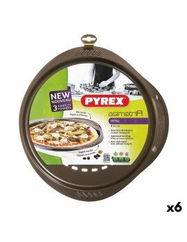 Molde para Pizza Pyrex Asimetria Metal Ø 32 cm (6 Unidades)