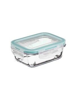 Lancheira 5five Azul Transparente Cristal 800 ml 18,5 x 12,5 x 6 cm Retangular