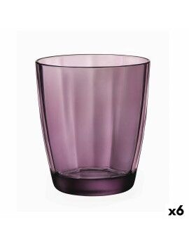 Copo Bormioli Rocco Pulsar Roxo Vidro (6 Unidades) (305 ml)