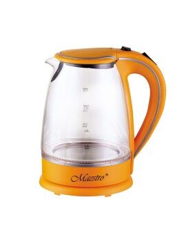 Hervidor Feel Maestro MR-064 Naranja Transparente Vidrio 2000 W 1,7 L