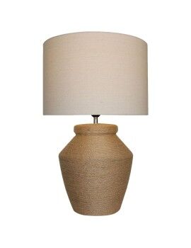 Lámpara de mesa DKD Home Decor Marrón Beige Cuerda Dolomita 25 W 50 W 220 V 38 x 38 x 59 cm 38 x...