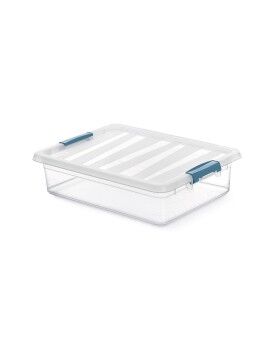 Caixa Multiusos Domopak Living Katla Transparente Polipropileno 8 L (39 x 29 x 10,5 cm)