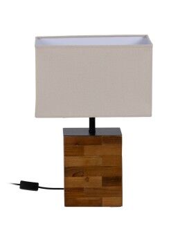 Lâmpada de mesa Castanho Creme 60 W 220-240 V 35 x 18 x 51 cm