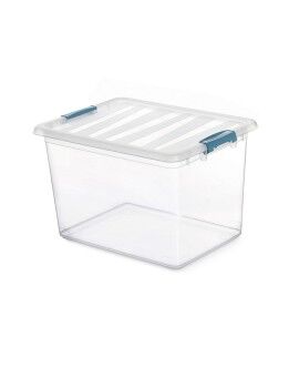 Caixa Multiusos Domopak Living Katla Com pegas Transparente 20 L Polipropileno (39 x 29 x 25,5 cm)