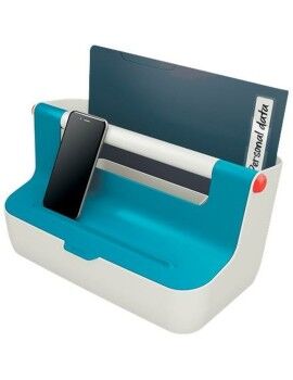 Caja de Almacenamiento Leitz Cosy Azul ABS 21,4 x 19,6 x 36,7 cm Asa de transporte