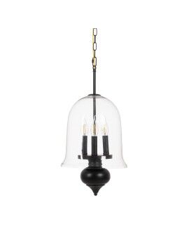 Candeeiro de teto Preto Cristal Ferro 220-240 V 33 x 33 x 54 cm