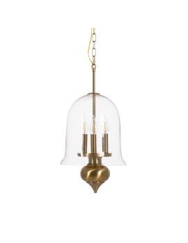 Candeeiro de teto Dourado Cristal Ferro 220-240 V 33 x 33 x 54 cm