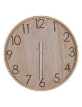 Reloj de Pared Natural Madera 60 x 60 x 5,5 cm