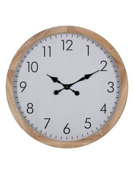 Reloj de Pared Blanco Madera 60 x 60 x 6,5 cm