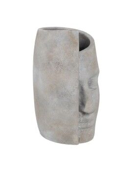 Vaso Cinzento Cimento Face 18,5 x 16 x 27,5 cm