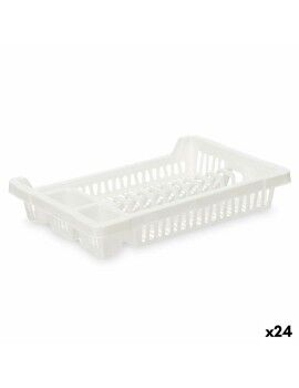 Escurridor para Fregadero Blanco Plástico 42,5 x 7 x 29,5 cm (24 Unidades)