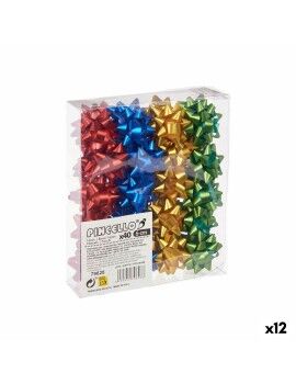 Argolas Mate Multicolor PVC 5 x 3,5 x 5 cm (12 Unidades)